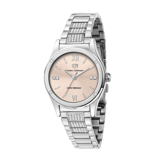 Montre Chiara Ferragni en acier inoxydable argenté