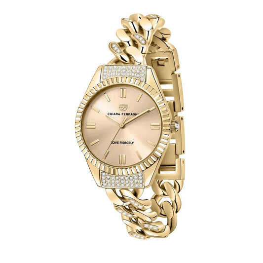 Montre Chiara Ferragni en acier inoxydable doré