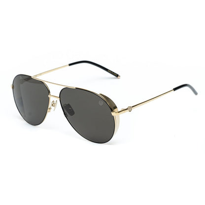 Lunettes de soleil Belstaff en titane doré