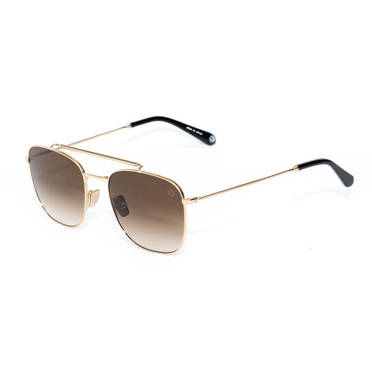 Lunettes de soleil Belstaff en titane doré