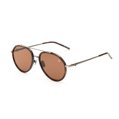 Lunettes de soleil Belstaff en titane marron