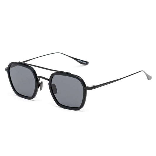 Lunettes de soleil Belstaff en acier inoxydable noir