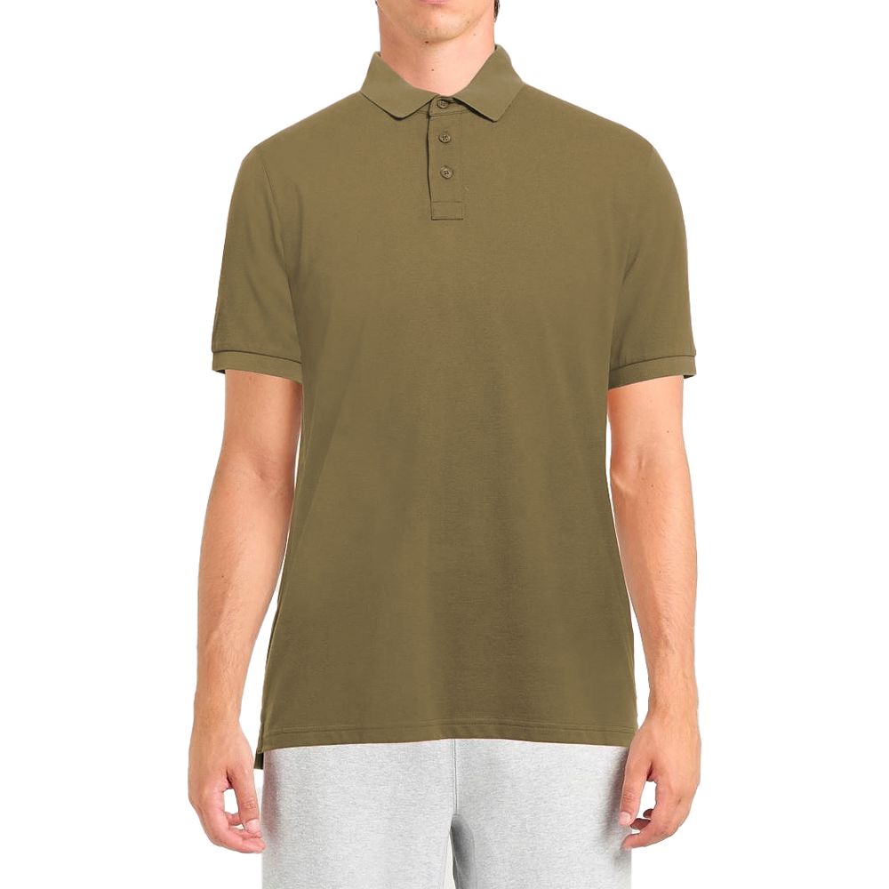 Polo en coton vert Alpha Studio