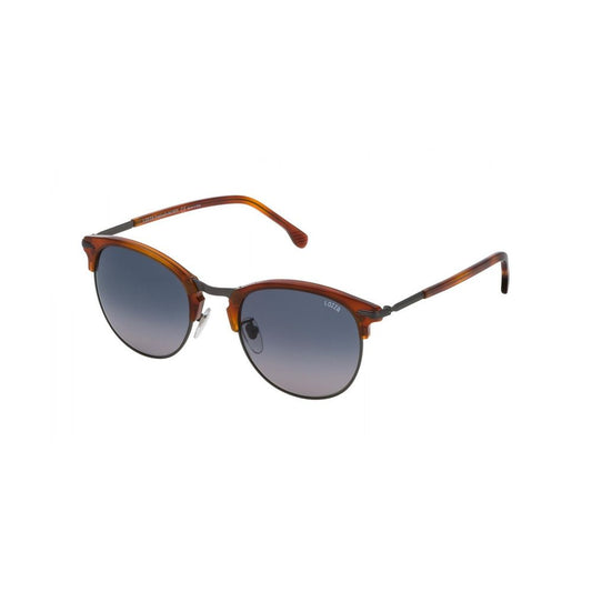 Lunettes de soleil Lozza en cuir de veau marron