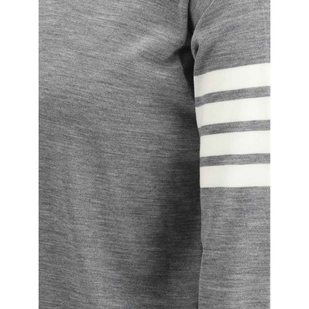 Thom Browne Trui Fleecewol Deluxe - Monochroom/Regulier