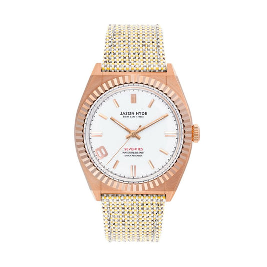 Montre textile marron Jason Hyde