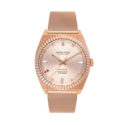 Montre textile dorée Jason Hyde