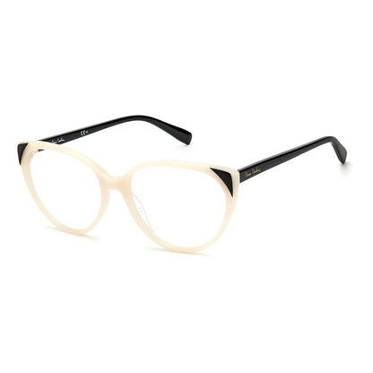 Pierre Cardin Black And White Acetate Frames by Pierre Cardin