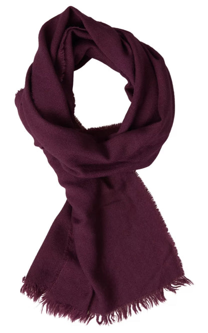 Dolce & Gabbana Purple Cashmere Knit Wrap Shawl Scarf by Dolce & Gabbana