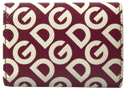 Portefeuille à rabat en cuir Dolce &amp; Gabbana multicolore DG Logo Mania
