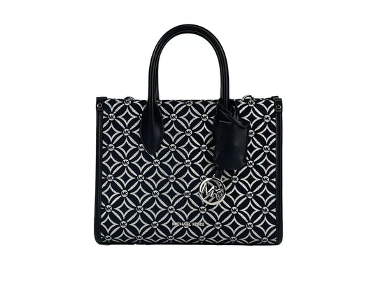 Petit sac fourre-tout à bandoulière zippé Mirella de Michael Kors, noir