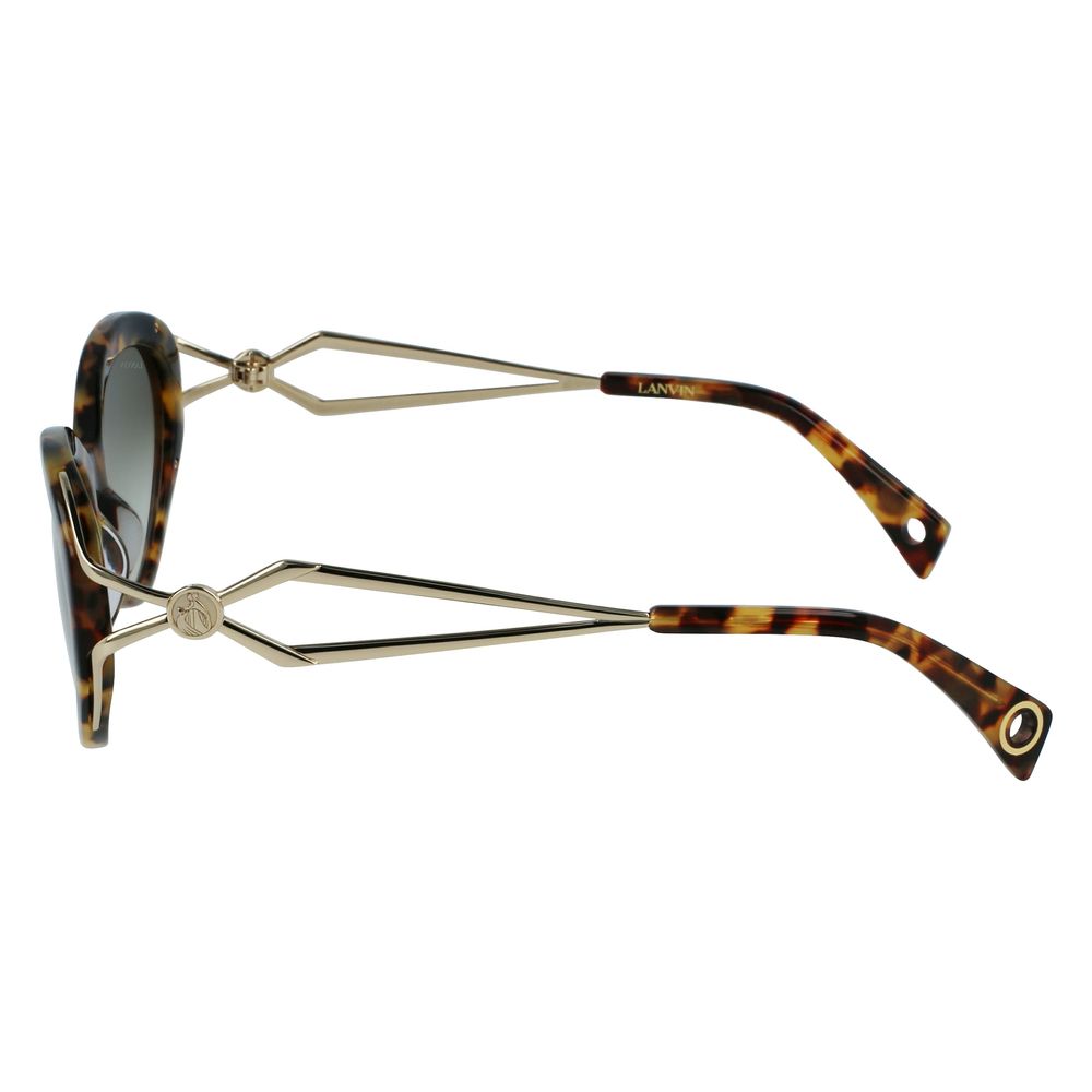 Lanvin Brown Acetate Sunglasses by Lanvin