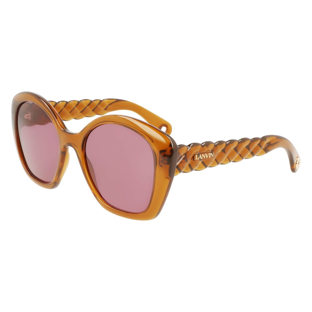 Lanvin Brown Bio Injected Sunglasses by Lanvin