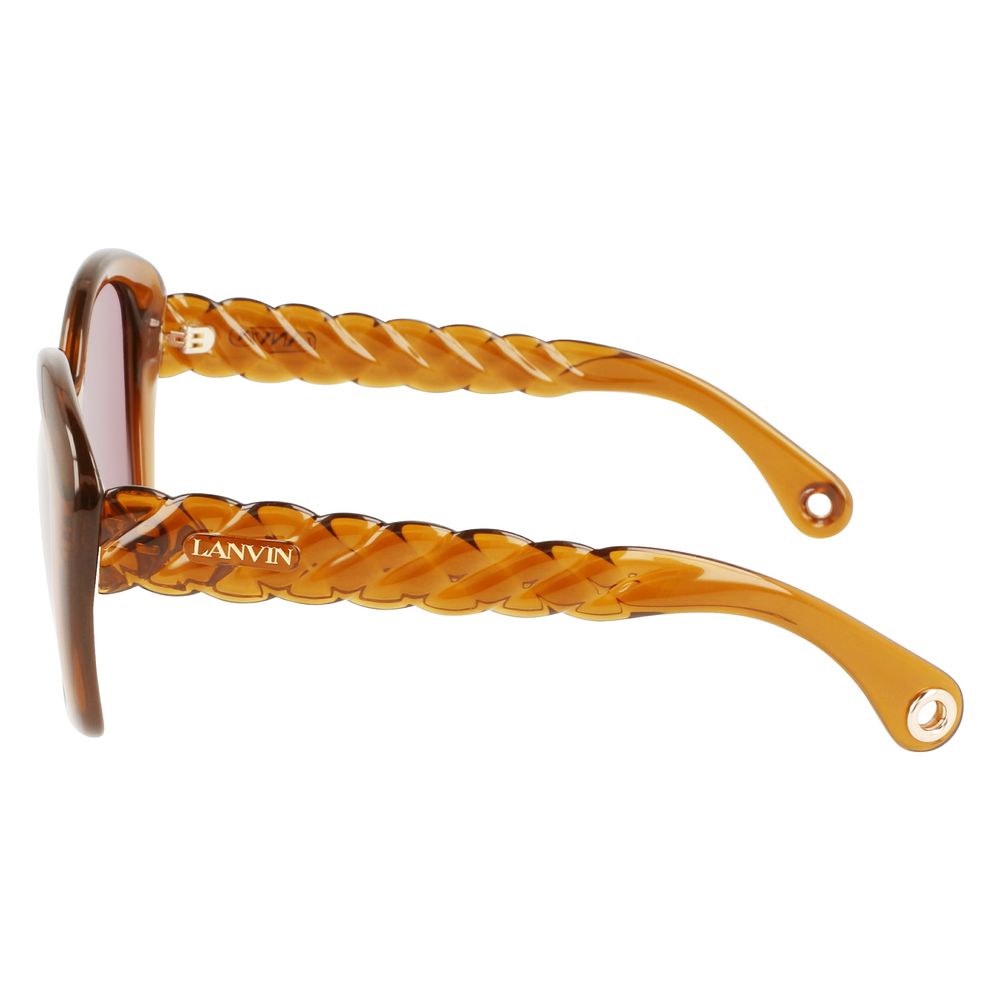 Lanvin Brown Bio Injected Sunglasses by Lanvin