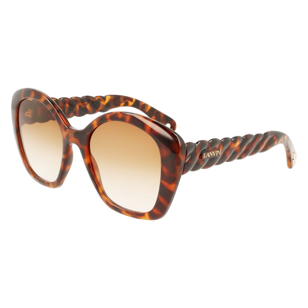 Lanvin Brown Bio Injected Sunglasses by Lanvin