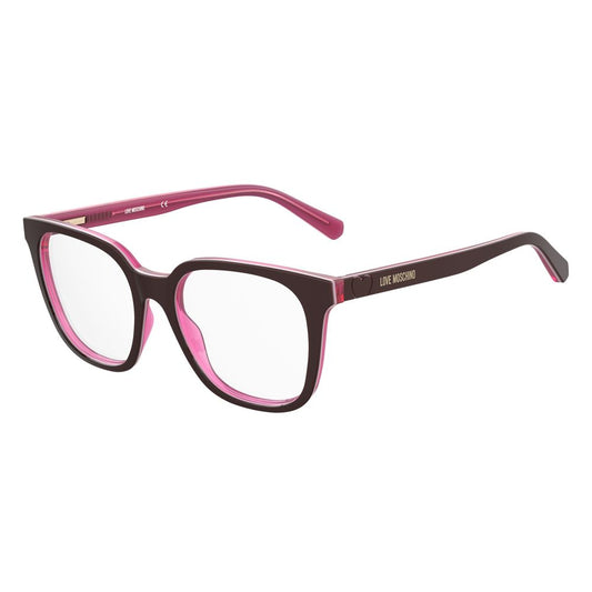 Love Moschino Burgundy Acetate Frames by Love Moschino
