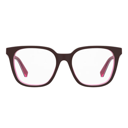 Love Moschino Burgundy Acetate Frames by Love Moschino