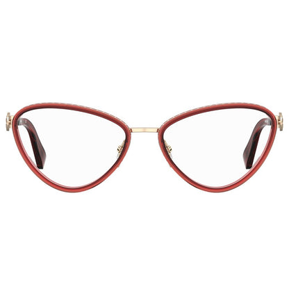 Moschino Burgundy Metal Frames by Moschino