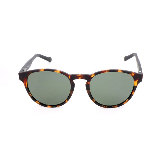 Lunettes de soleil Adidas bicolores en cuir de veau