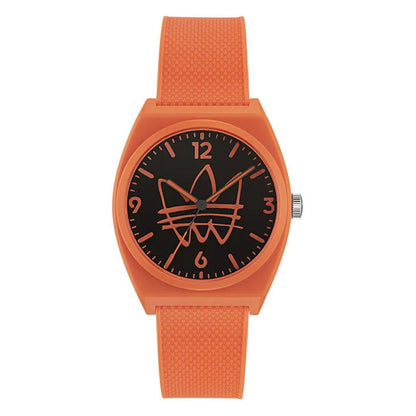Montre synthétique orange Adidas