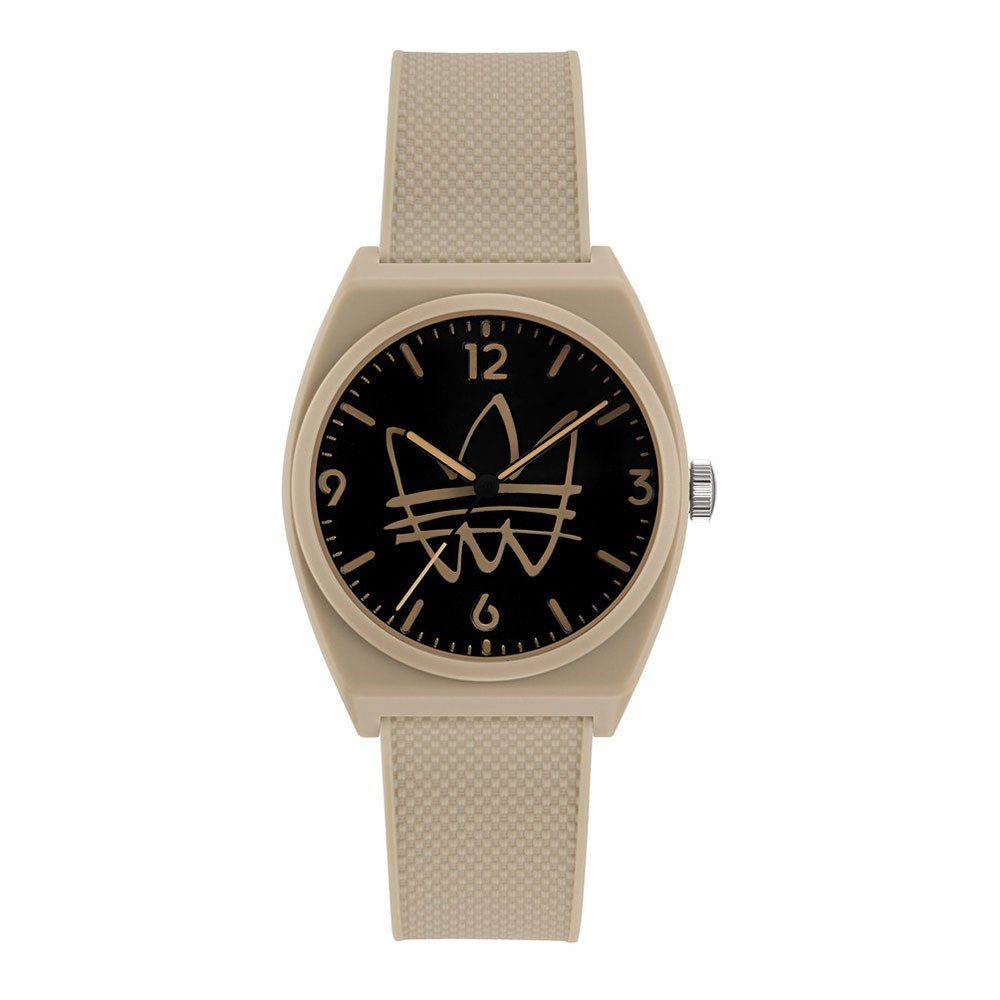 Montre Adidas en silicone marron