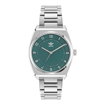 Montre Adidas en acier inoxydable gris