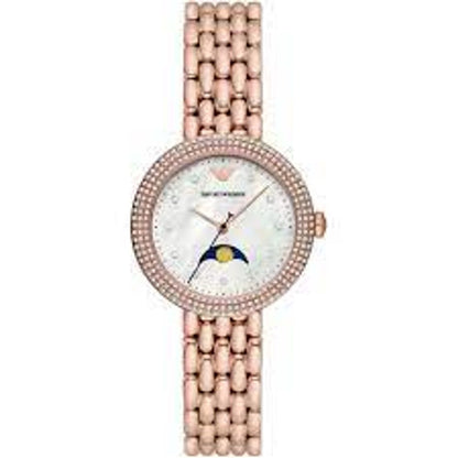 Montre Armani multicolore en acier inoxydable