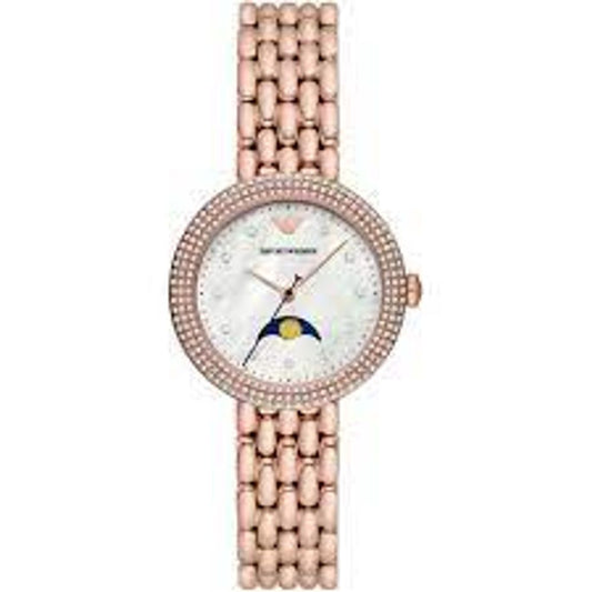 Montre Armani multicolore en acier inoxydable
