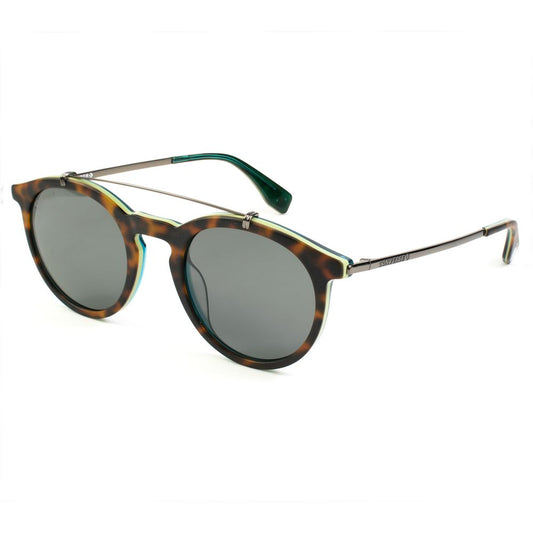 Lunettes de soleil Converse en cuir de veau marron