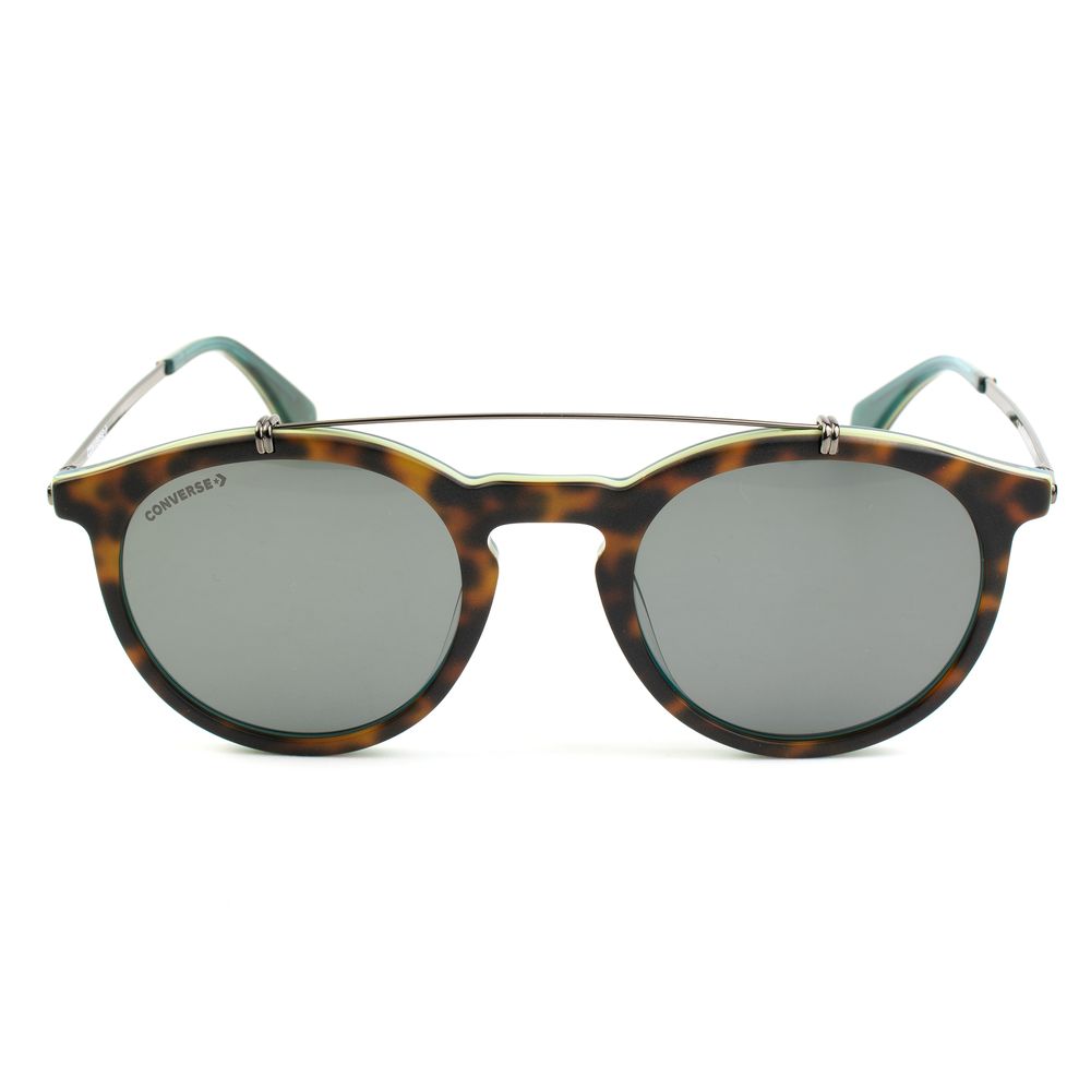 Lunettes de soleil Converse en cuir de veau marron