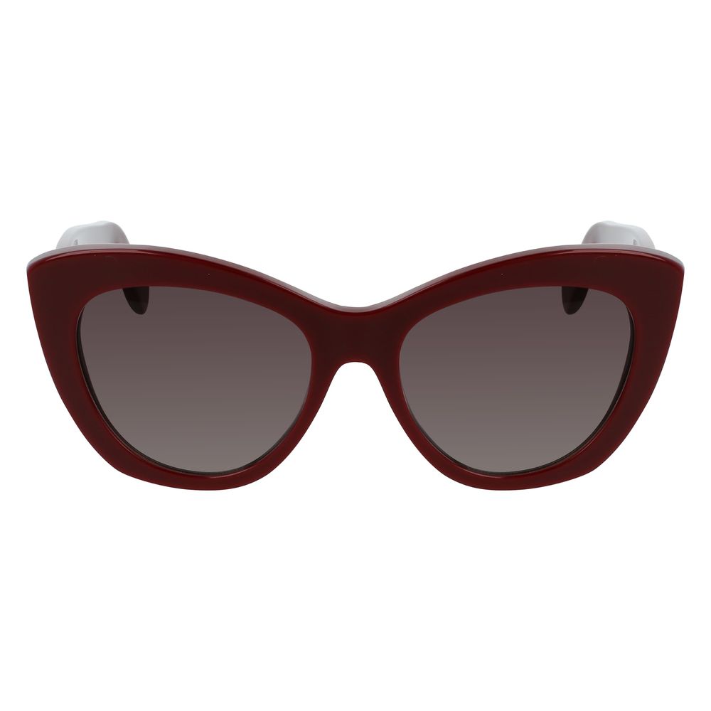 Salvatore Ferragamo Bordeaux Acetate Sunglasses by Salvatore Ferragamo