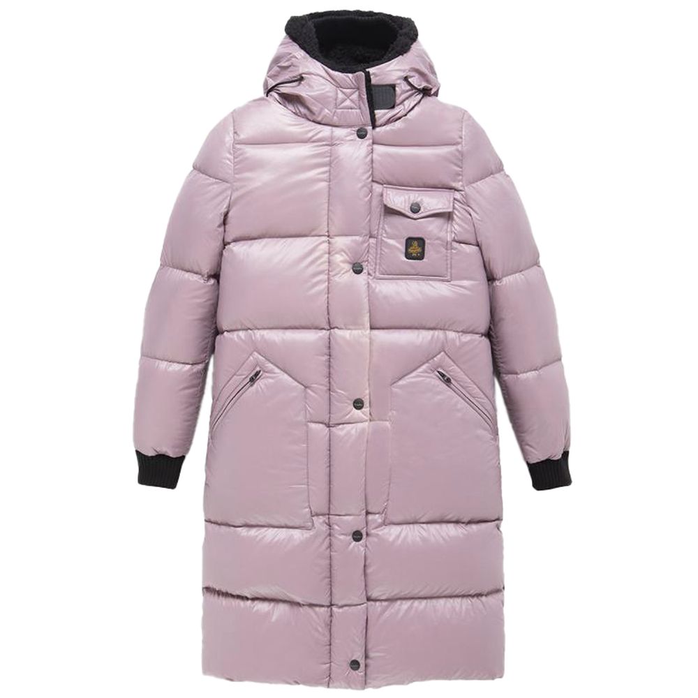 Refrigiwear Pink Nylon Jackets &amp; Coat