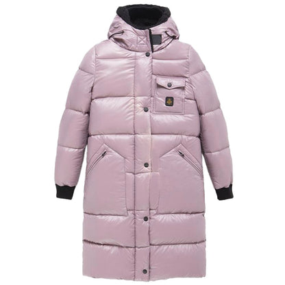 Refrigiwear Pink Nylon Jackets &amp; Coat