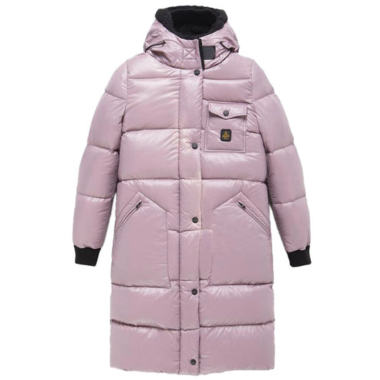 Refrigiwear Pink Nylon Jackets &amp; Coat
