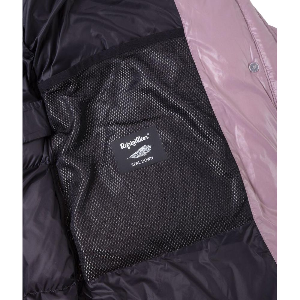 Refrigiwear Pink Nylon Jackets &amp; Coat