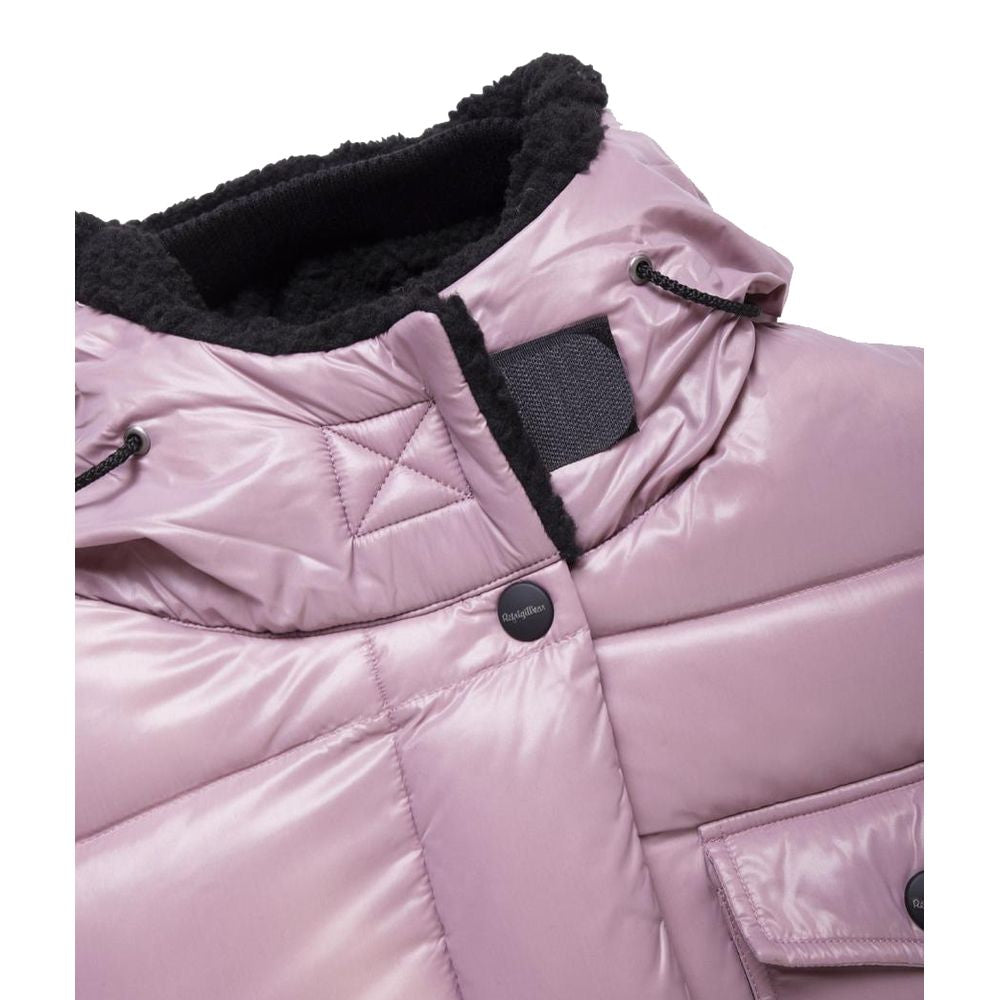 Refrigiwear Pink Nylon Jackets &amp; Coat