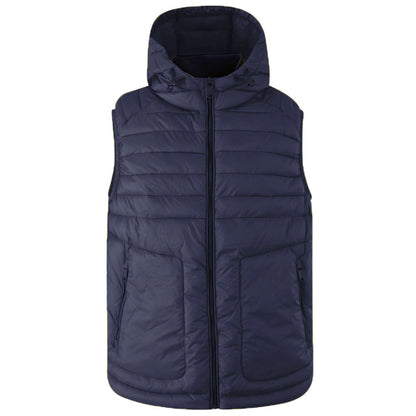Gilet en nylon bleu Yes Zee