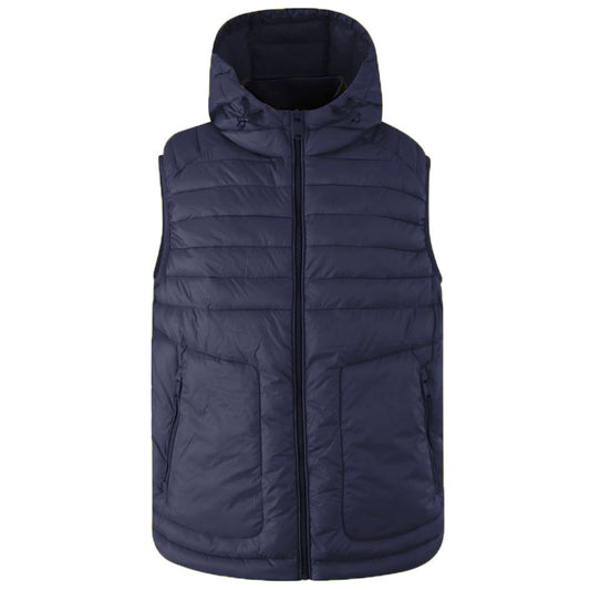 Gilet en nylon bleu Yes Zee