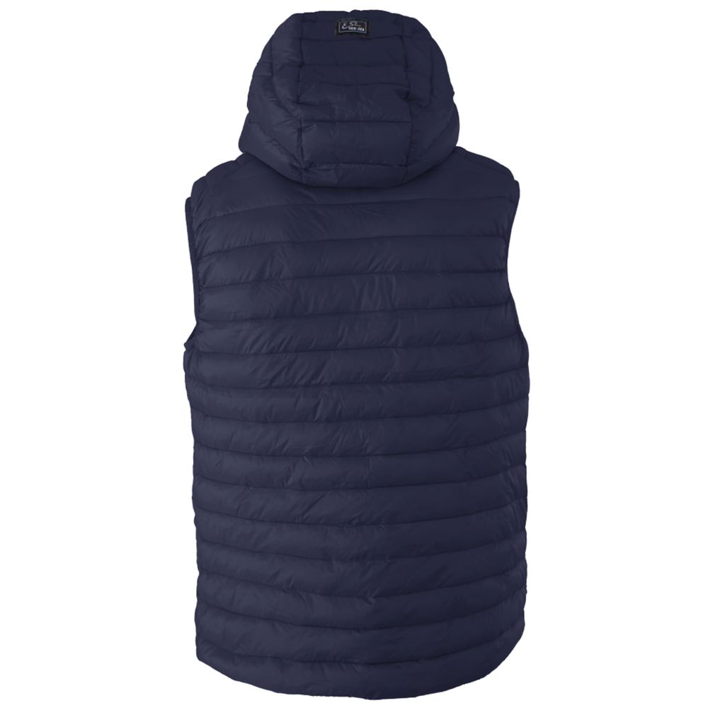 Gilet en nylon bleu Yes Zee