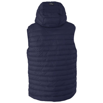 Gilet en nylon bleu Yes Zee