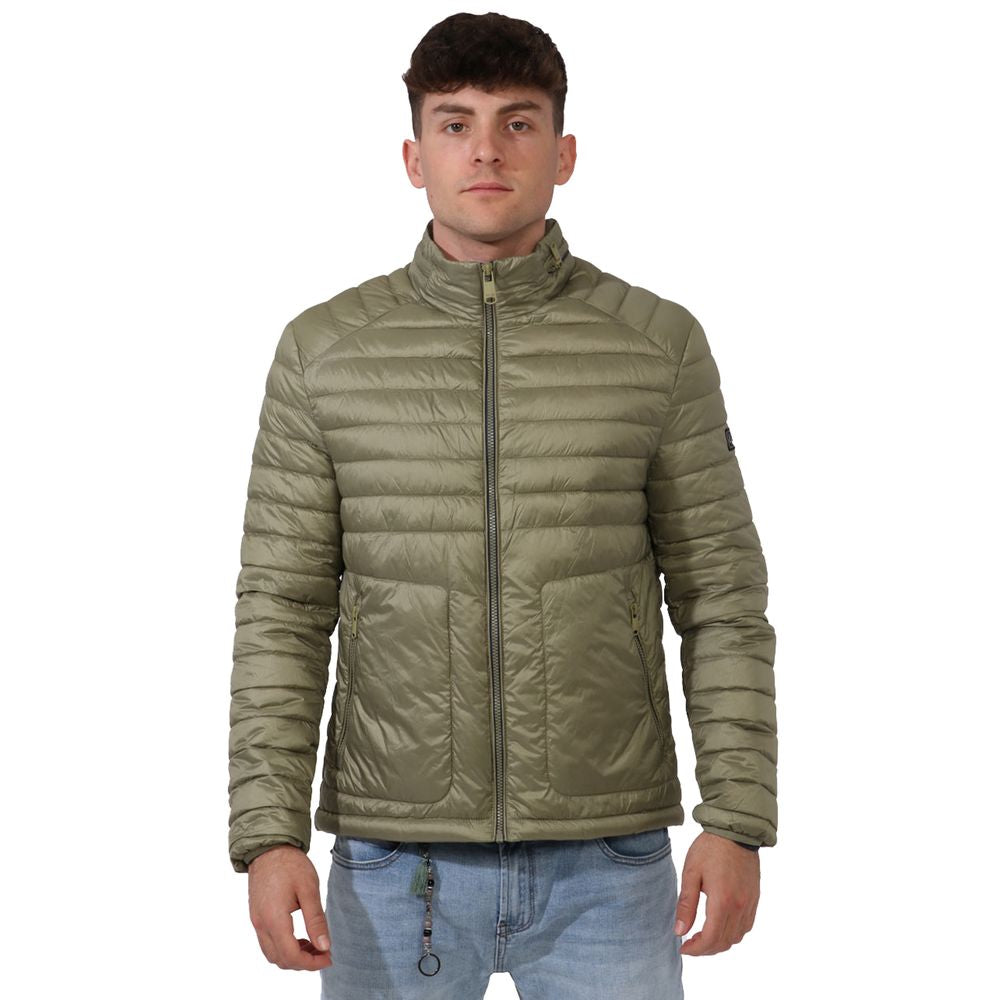 Yes Zee Green Nylon Men Lightweight Vest by Yes Zee