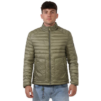 Yes Zee Green Nylon Men Lightweight Vest by Yes Zee