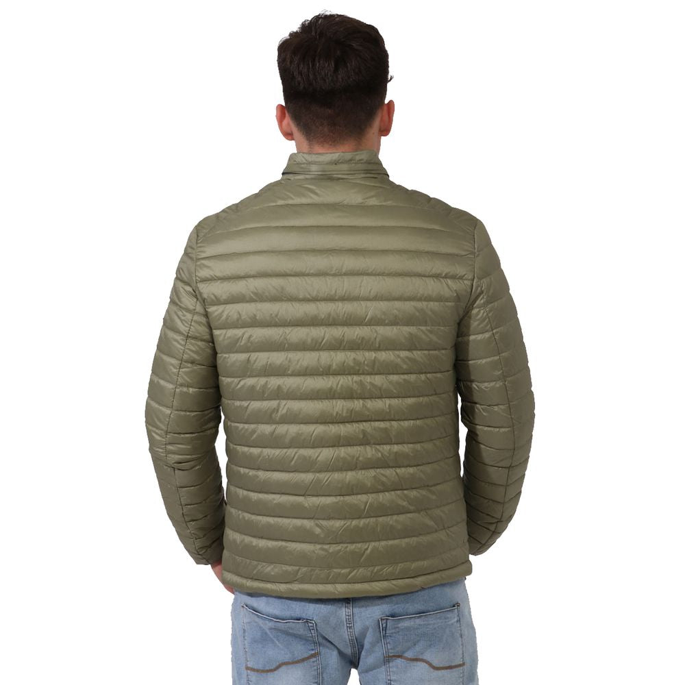 Yes Zee Green Nylon Men Lightweight Vest by Yes Zee