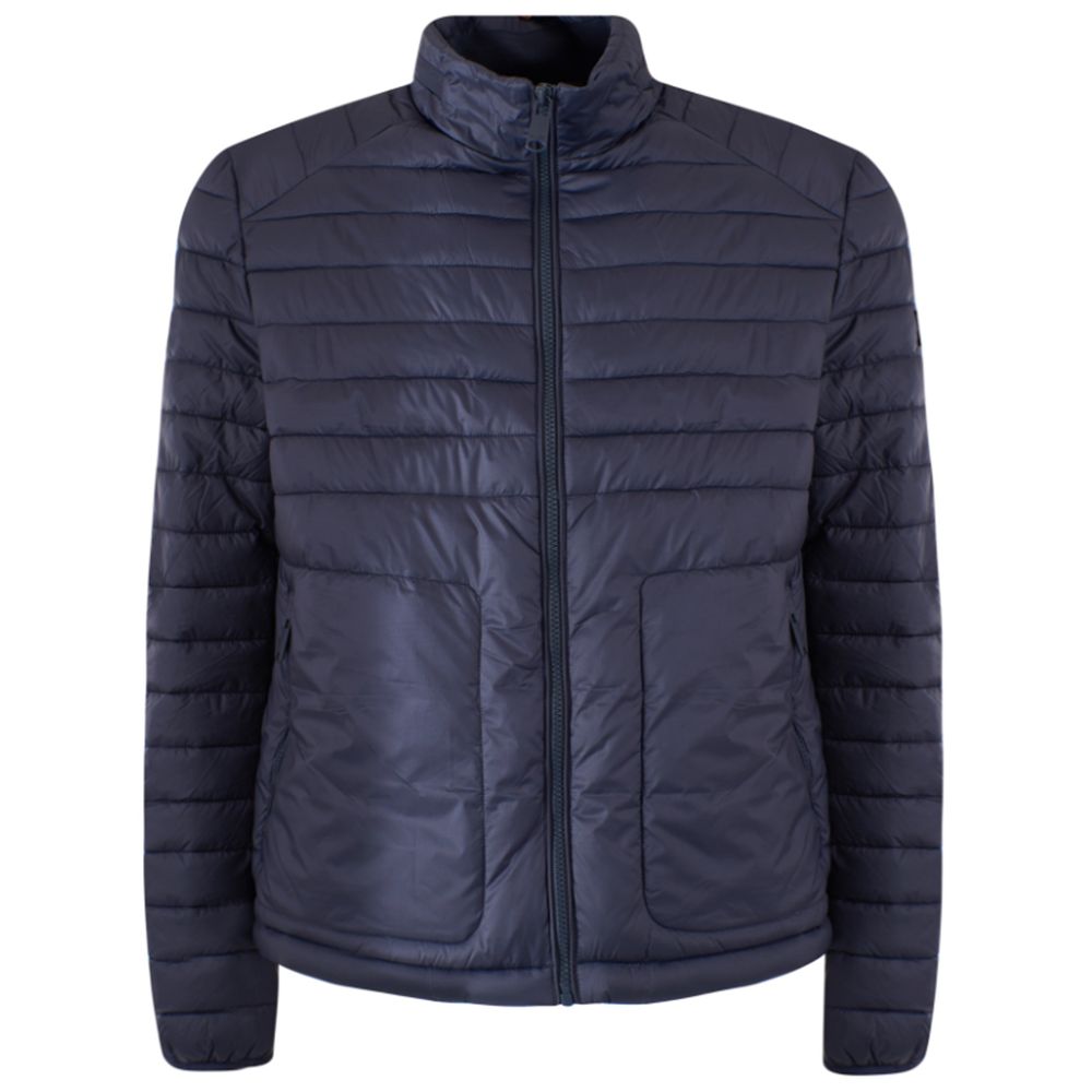 Yes Zee Blue Nylon Jacket by Yes Zee