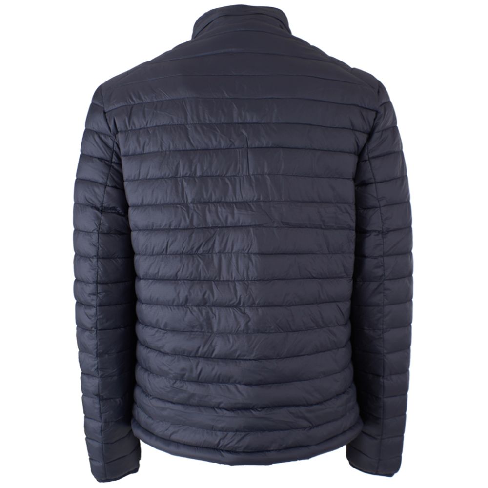 Yes Zee Blue Nylon Jacket by Yes Zee