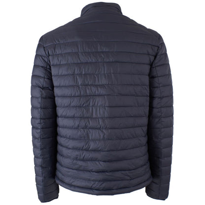 Yes Zee Blue Nylon Jacket by Yes Zee