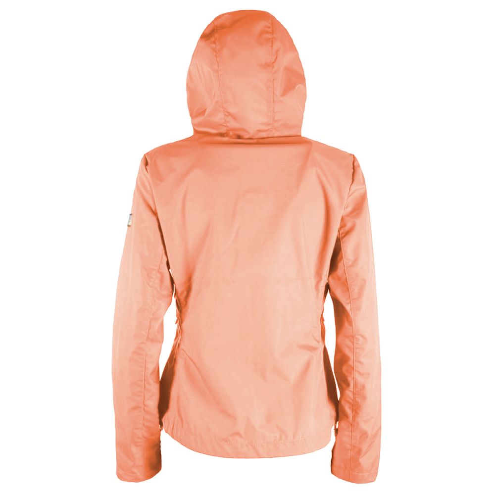 Yes Zee Orange Polyester Jackets &amp; Coat