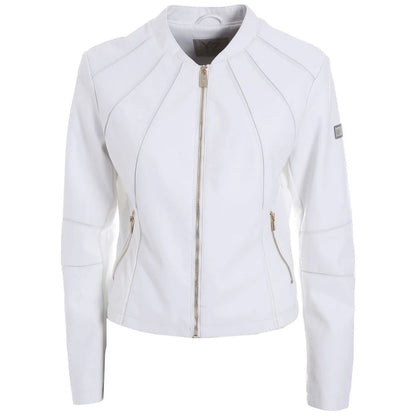 Yes Zee White Polyethylene Jackets &amp; Coat