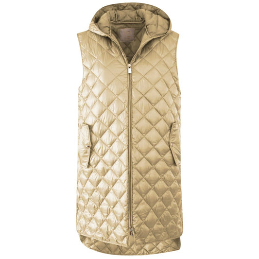 Gilet en nylon beige Yes Sea
