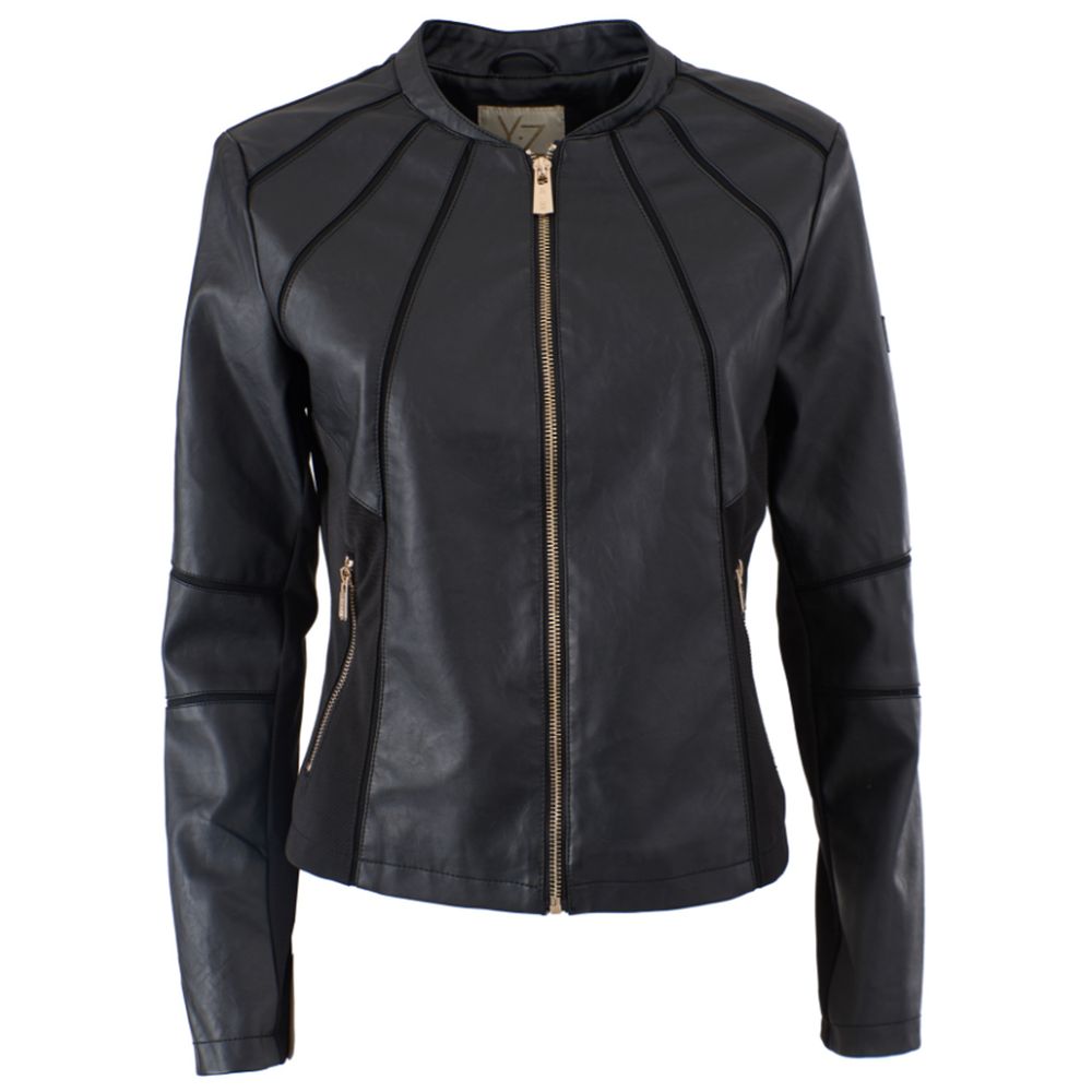 Yes Zee Black Polyethylene Jackets &amp; Coat